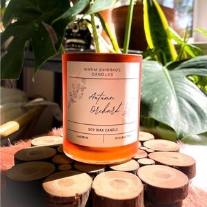 Autumn Orchard Candle, Fall Scented Candles, Handmade Soy Wax Candles